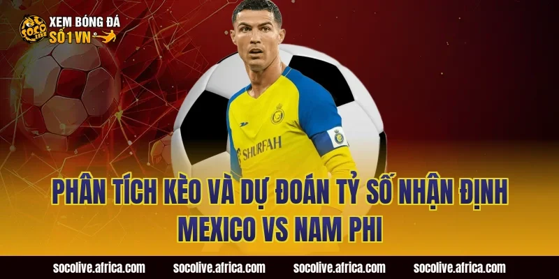 Phân Tích Kèo Và Dự Đoán Tỷ Số Nhận Định Mexico vs Nam Phi